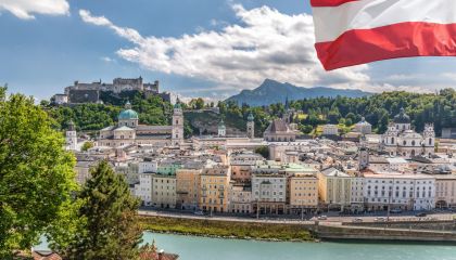 The city of Salzburg, Austria