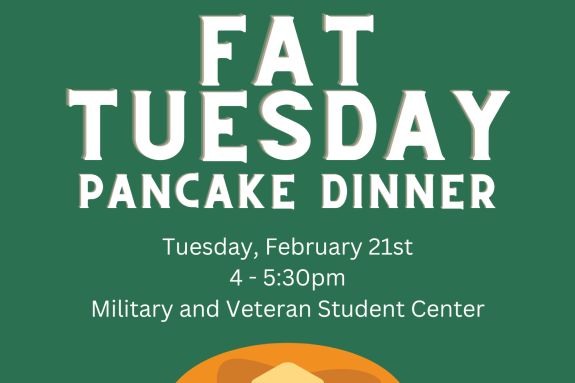 Fat Tuesday Pancake Dinner Flyer