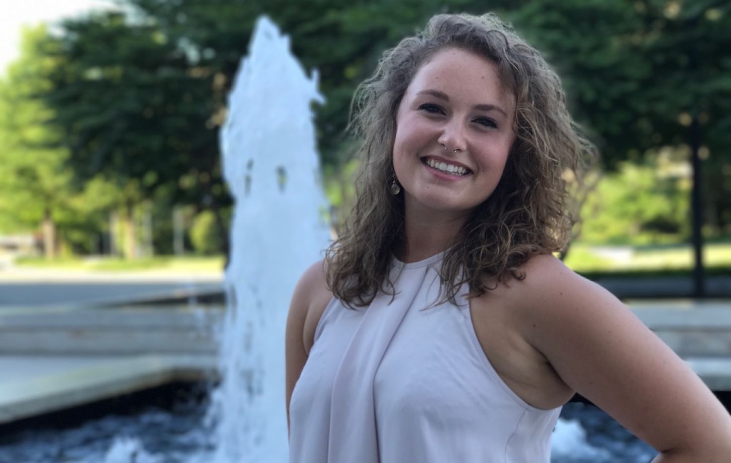 Third-year law student Annie Thomas