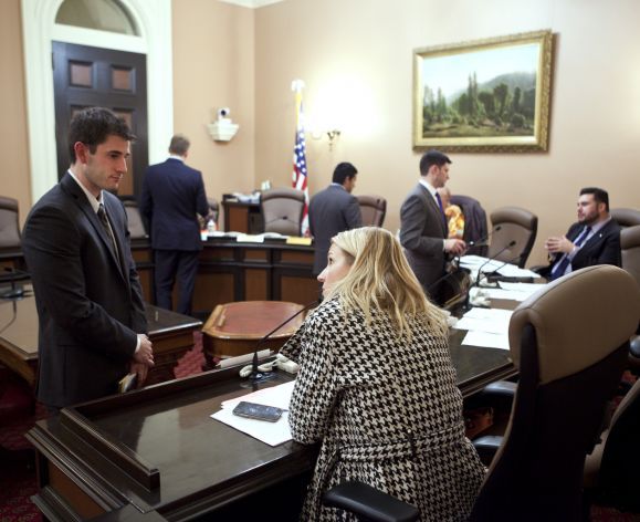 McGeorge School of Law participated in Mock Legislative Hearings in the California State Capitol as part of the California Lobbying & Politics course taught by Rex Frazier '00.