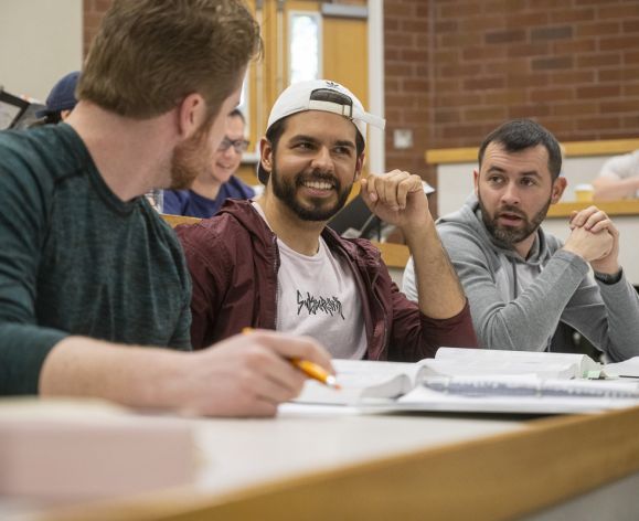 law students in classroom