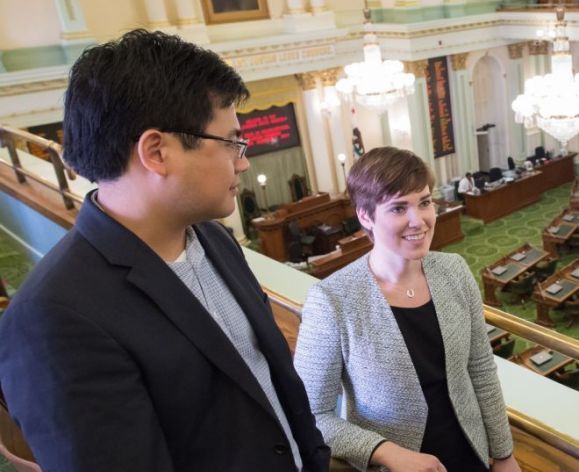 mcgeorge clinic students at the capitol